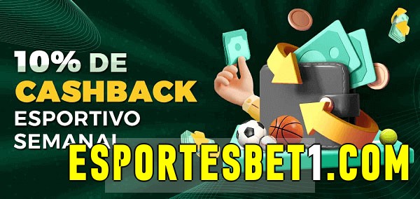 10% de bônus de cashback na esportesbet 
